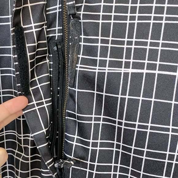 Billabong Altyr Winter Ski Snowboard Coat Black & White Lines S - Picture 7 of 16